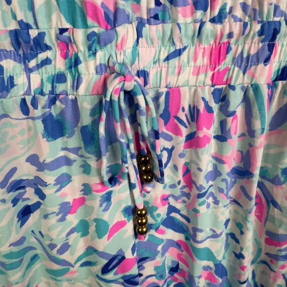 Lilly Pulitzer Breakwater Party Wave Paulina Jumpsuit Women's Size S Blue - Picture 4 of 7